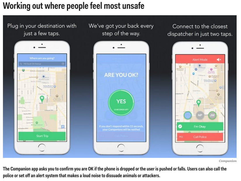 companion app real time safety app