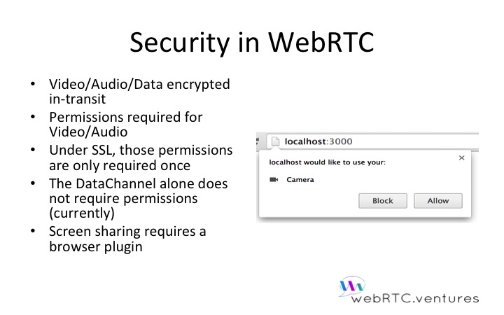 Security in WebRTC