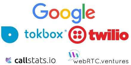 Google, Tokbox, Twilio, callstats.io and WebRTC.ventures sponsored the 2016 Kranky Geek event in Brazil