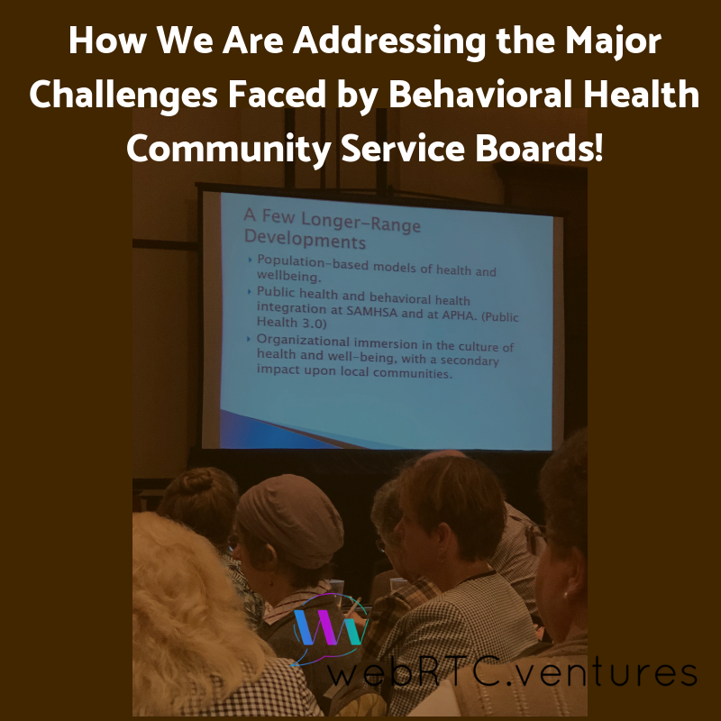 How We Are Addressing the Major Challenges Faced by Behavioral Health Community Service Boards!