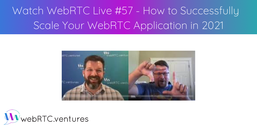 For our 57th episode of WebRTC Live, Arin Sime was joined by Anton Venema, CTO at LiveSwitch Inc for a deep dive into successfully scaling your WebRTC application in today’s technological landscape. They discussed the basics of scalability and media servers, optimizing for client vs. server efficiency, RTP packets and streams, bitrate management, the benefits of using a CPaaS to scale, and more. Watch it here!