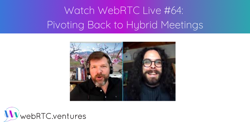 For our 64th episode of WebRTC Live, Arin welcomed back Lorenzo Miniero, Chairman of Meetecho and Founder of the Janus media server to discuss the technical challenges in implementing fully hybrid meeting such as March 2022's IETF 113 Conference.