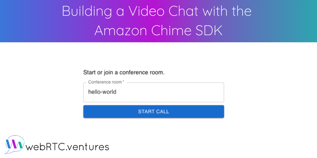 The Amazon Chime SDK gives you the power and capabilities of many lower level solutions, while still offering the abstraction and built-in media server infrastructure of the simpler CPaaS solutions. In this post, we’ll use the Amazon Chime SDK to make a 1-1 call by building a video chat using WebRTC with React and Node Fastify.